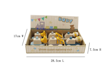ToysLink - Wooden Squeaky Trucks