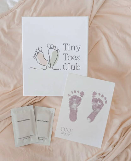 Tiny Toes Club - Ink-Free Baby Milestone Card Kit