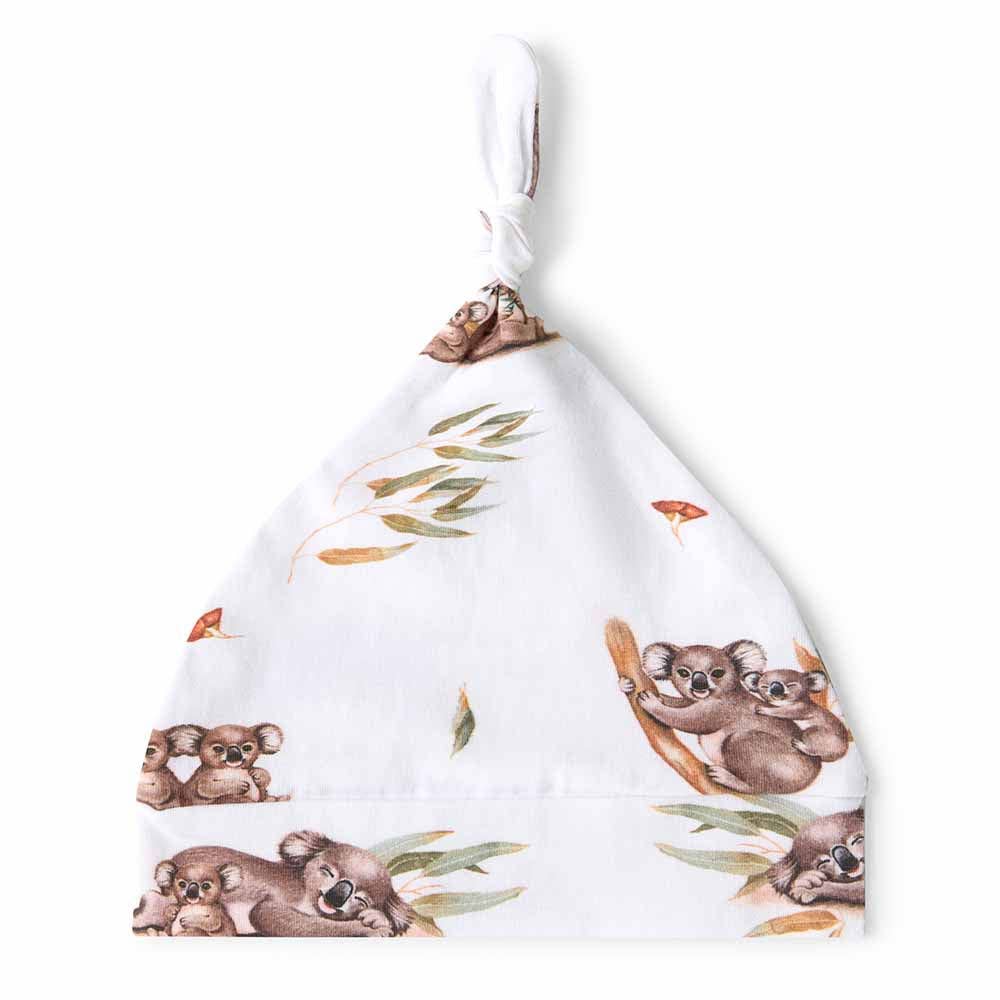 Snuggle Hunny - Koala Organic Knotted Beanie