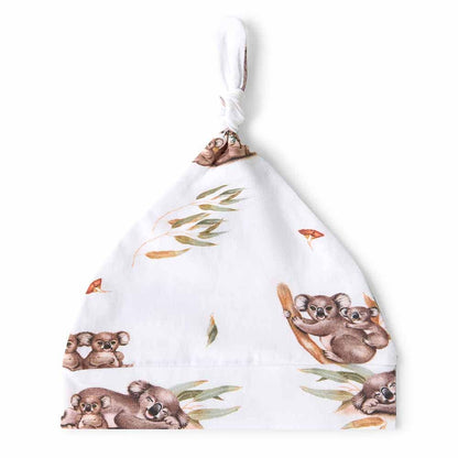Snuggle Hunny - Koala Organic Knotted Beanie