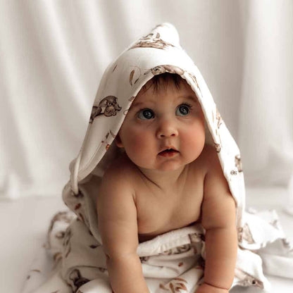 Snuggle Hunny - Koala Organic Hooded Baby Towel