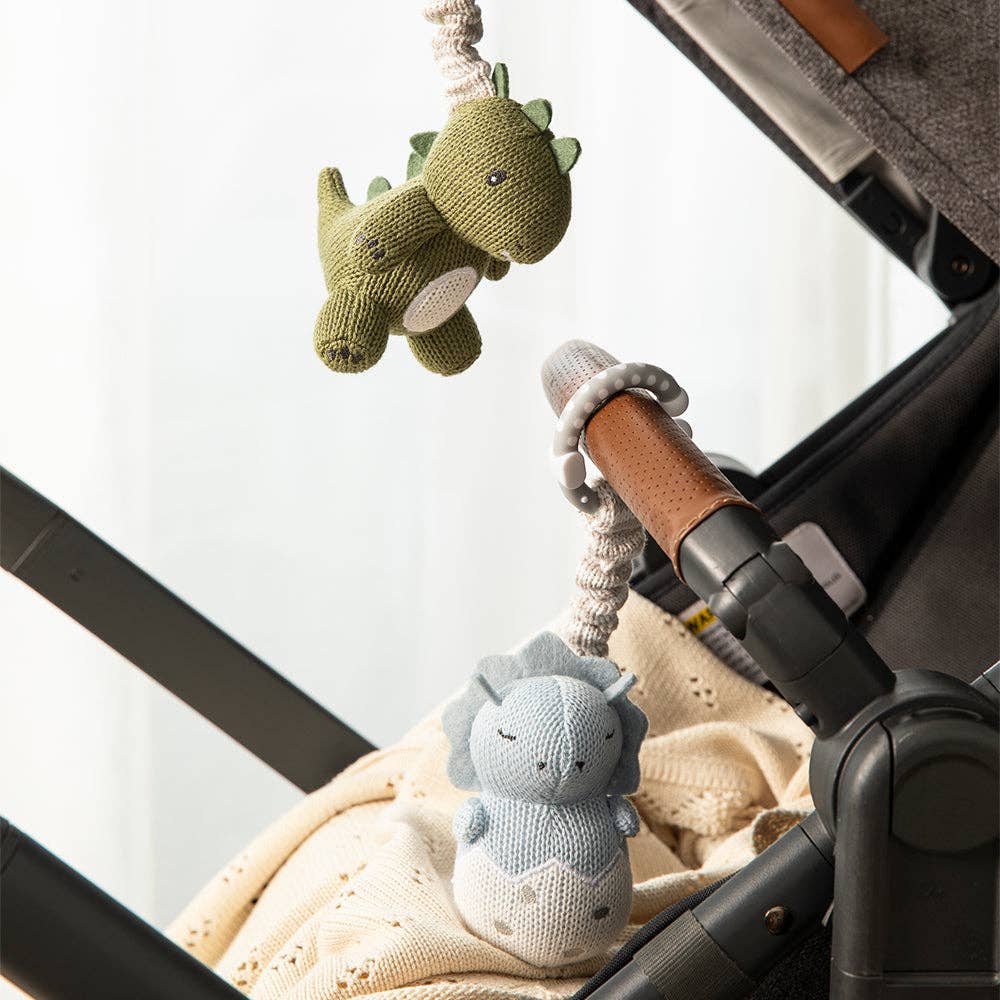 Living Textiles - 2pk Stroller Toy - Dinosaurs