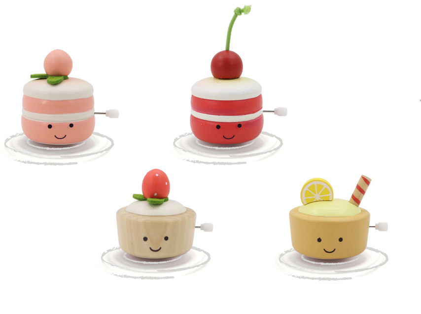 ToysLink - Wooden Wind-up Cupcakes