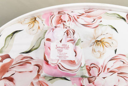 Savannah and Three - Peony Paradise Cot Sheet