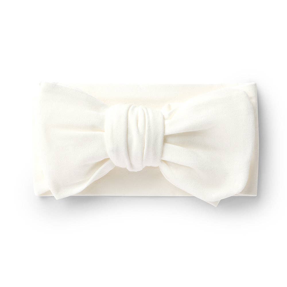 Snuggle Hunny - Milk Organic Oversized Bow