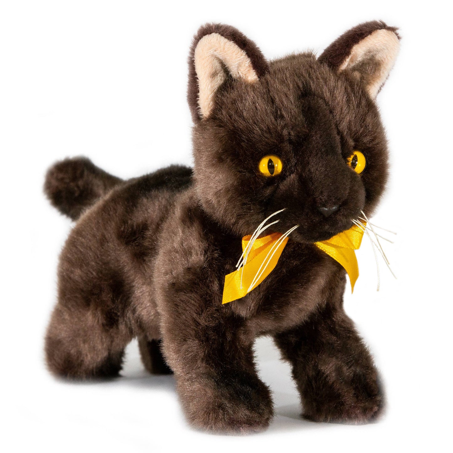 Bocchetta Plush Toys - Trixie - Sable (dark brown) Burmese kitten Size 22cm/8.5"