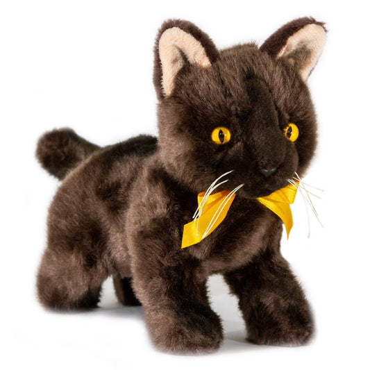 Bocchetta Plush Toys - Trixie - Sable (dark brown) Burmese kitten Size 22cm/8.5"