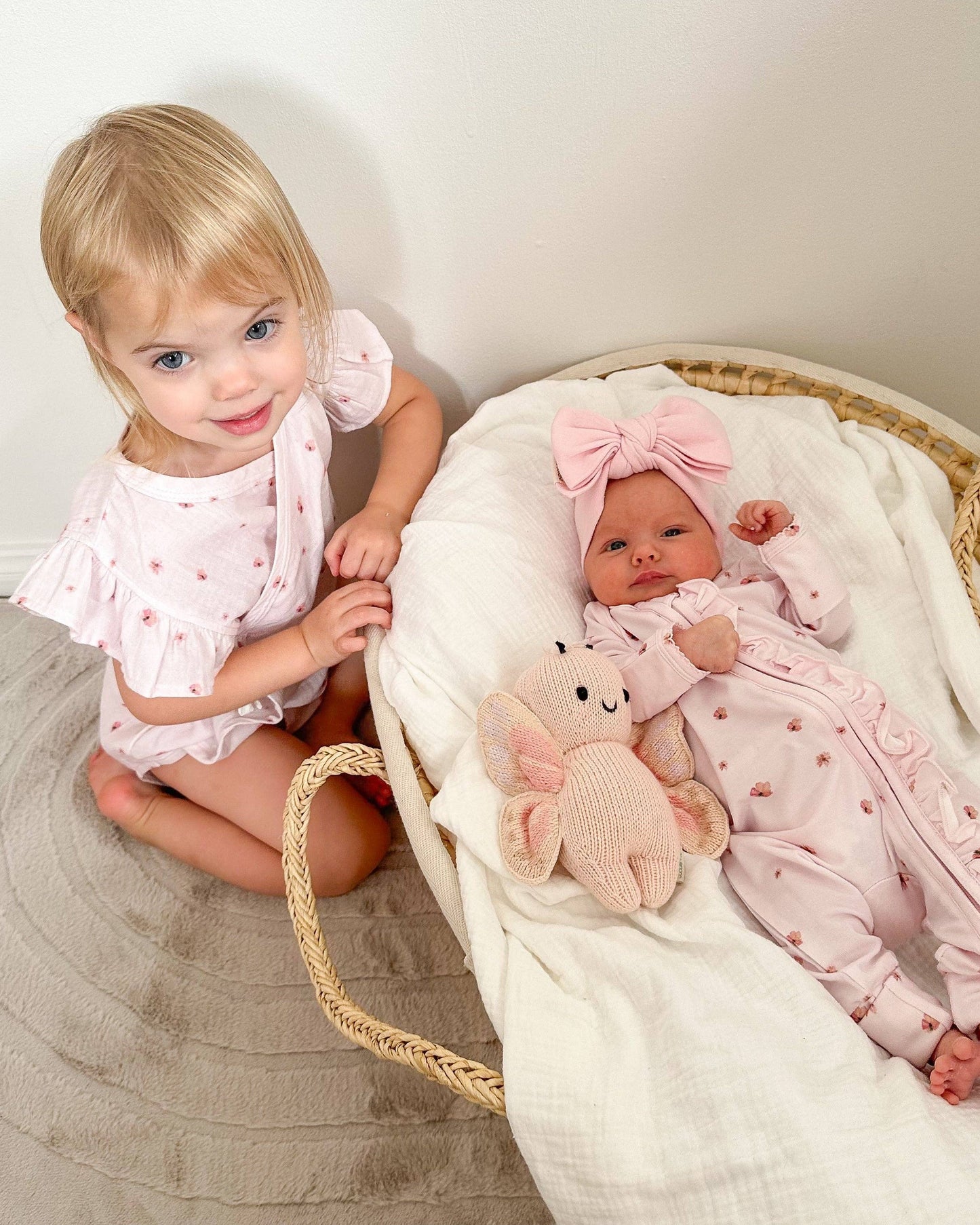 Elke & Indigo - Bamboo/Organic Cotton Oakleigh Onesie - Blossom