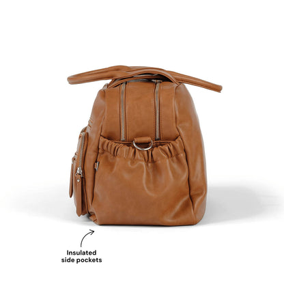 OiOi - Carry All Nappy Bag - Tan Vegan Leather