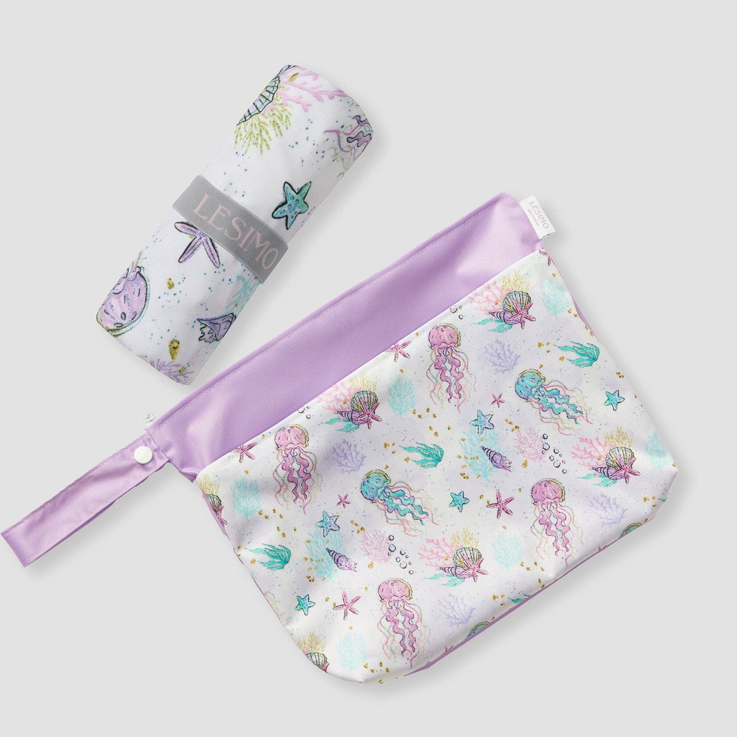 LESIMO -  Sand Free Kids Hooded Towel - Jelly Joy