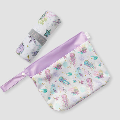 LESIMO -  Sand Free Kids Hooded Towel - Jelly Joy