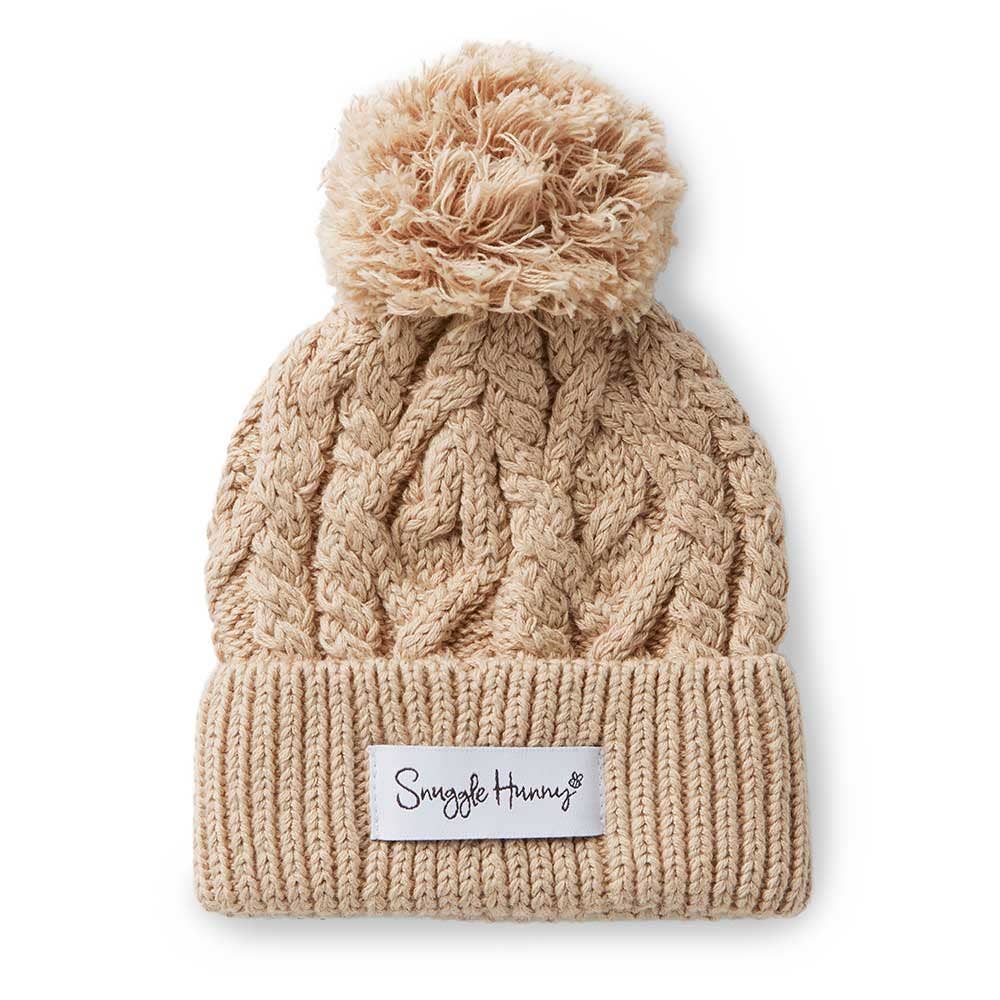 Snuggle Hunny - Hazelnut Organic Baby Knit Beanie