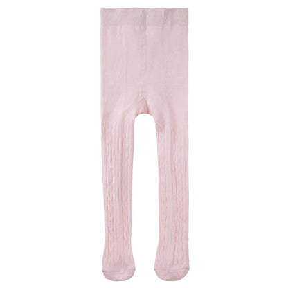 Designer Kidz - Baby Cable Knit Tights - Pink
