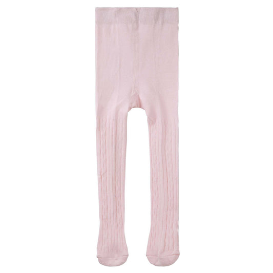 Designer Kidz - Baby Cable Knit Tights - Pink