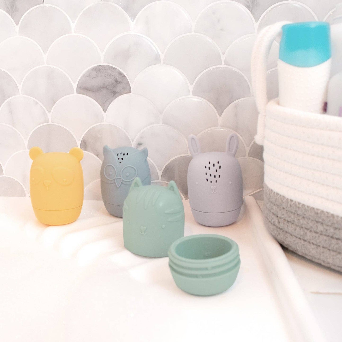 Living Textiles - 4pk Silicone Bath Buddies