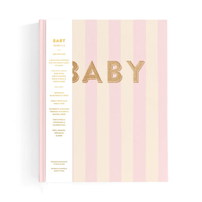 Fox & Fallow - Baby Book Petal Stripe