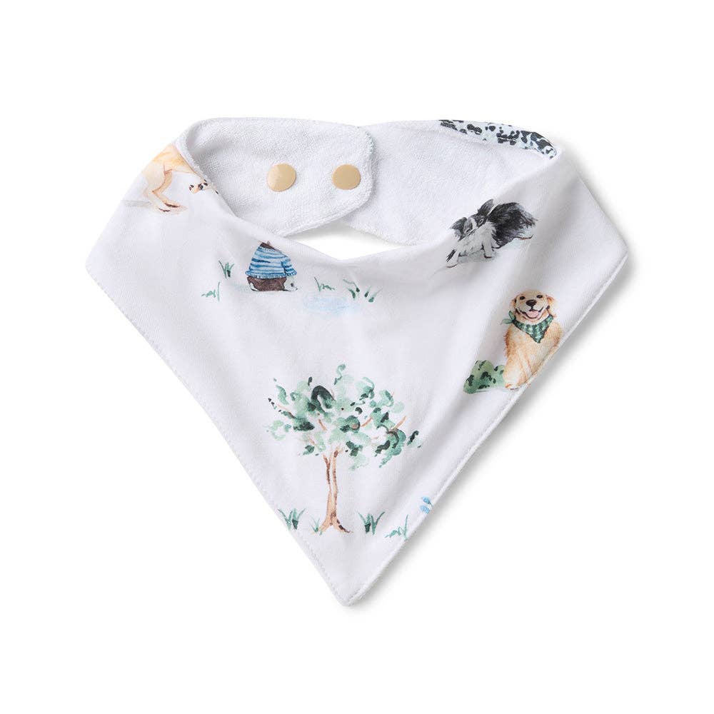 Snuggle Hunny - Dog Park Organic Dribble Bib