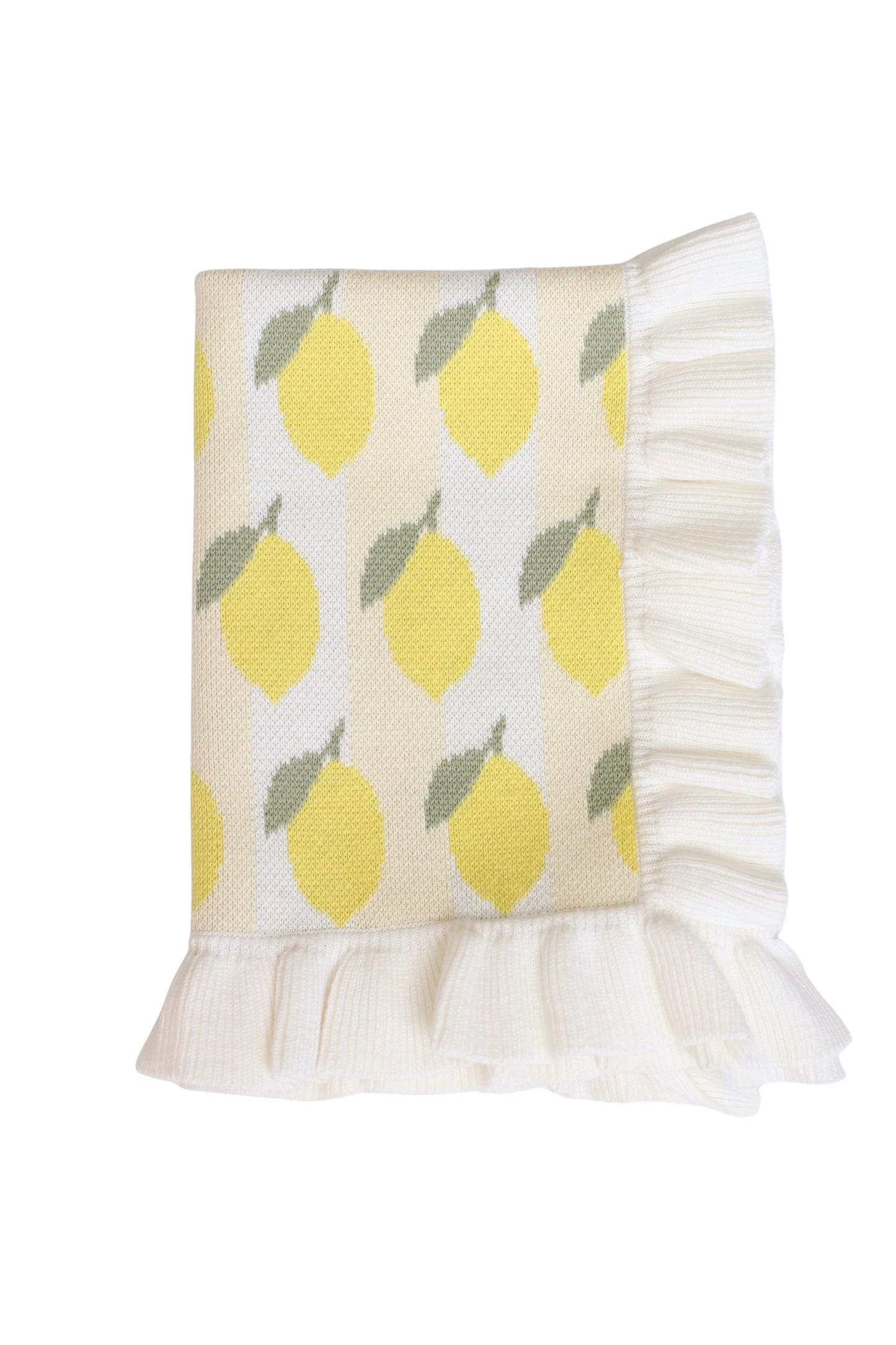 SALLI COLLECTIVE - Freshly squeezed frilled doll Blanket + Pillow set
