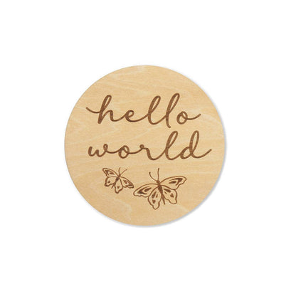 Snuggle Hunny - Butterfly Wooden Milestone Cards