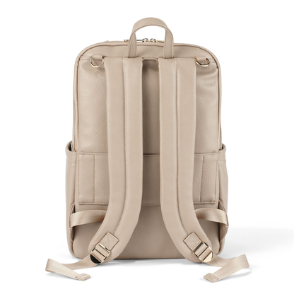 OiOi - Multitasker Nappy Backpack - Oat Vegan Leather