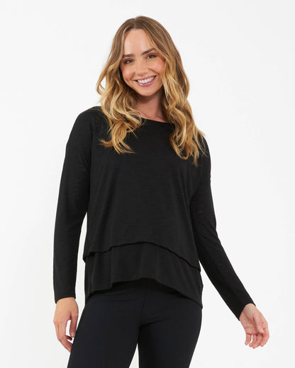 Ripe Maternity - Jazmin Long Sleeve Nursing Top