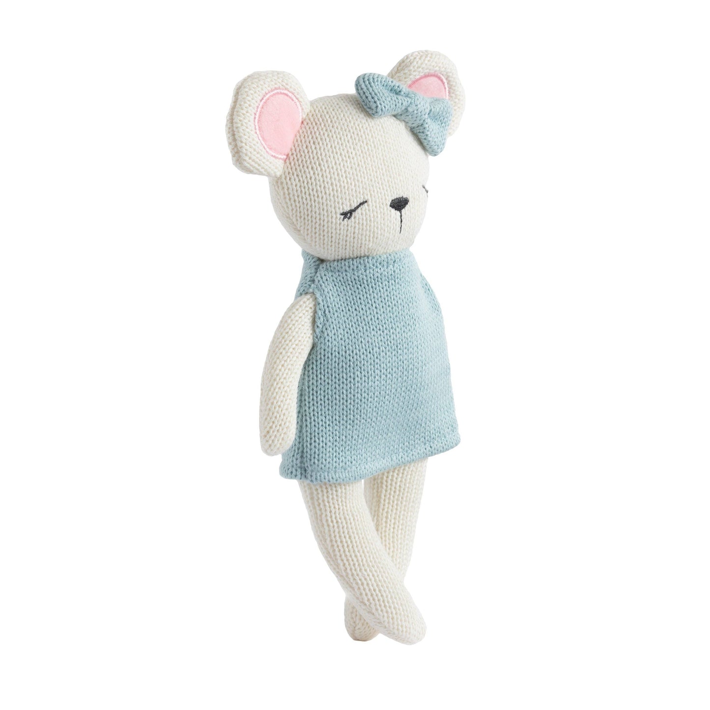 Living Textiles - Knitted Animal Toy- Molly the Mouse