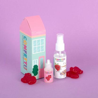Confetti Blue - Red Frogs Mini Perfume Making Kit