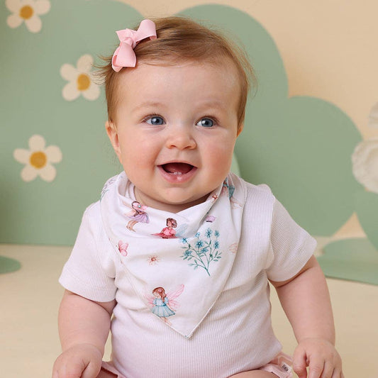 Snuggle Hunny - Fairy Garden Organic Dribble Bib