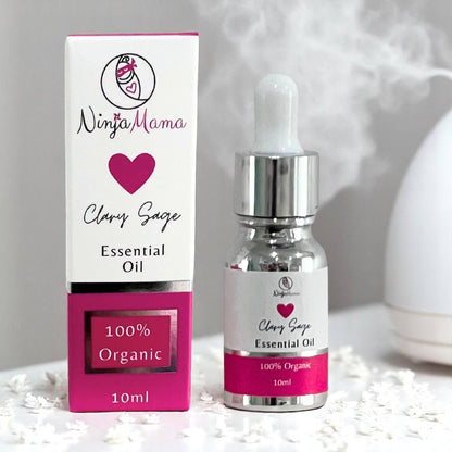 Ninja Mama - Ninja Mama Australian Made 100% Organic Clary Sage Essential Oil Dropper - 10 ml