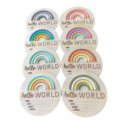 Timber Tinkers - Hello World Rainbow Greys