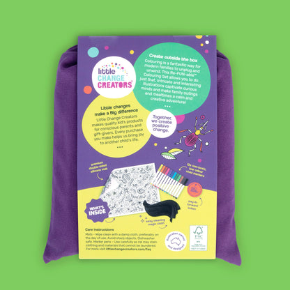 Little Change Creators - CRAWLIES | Re-FUN-able™ Silicone Colouring Placemat