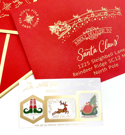 Black Bow Studio - Letter To Santa Christmas Writing Kit