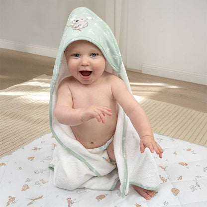 Living Textiles - Organic Hooded Towel - Australiana