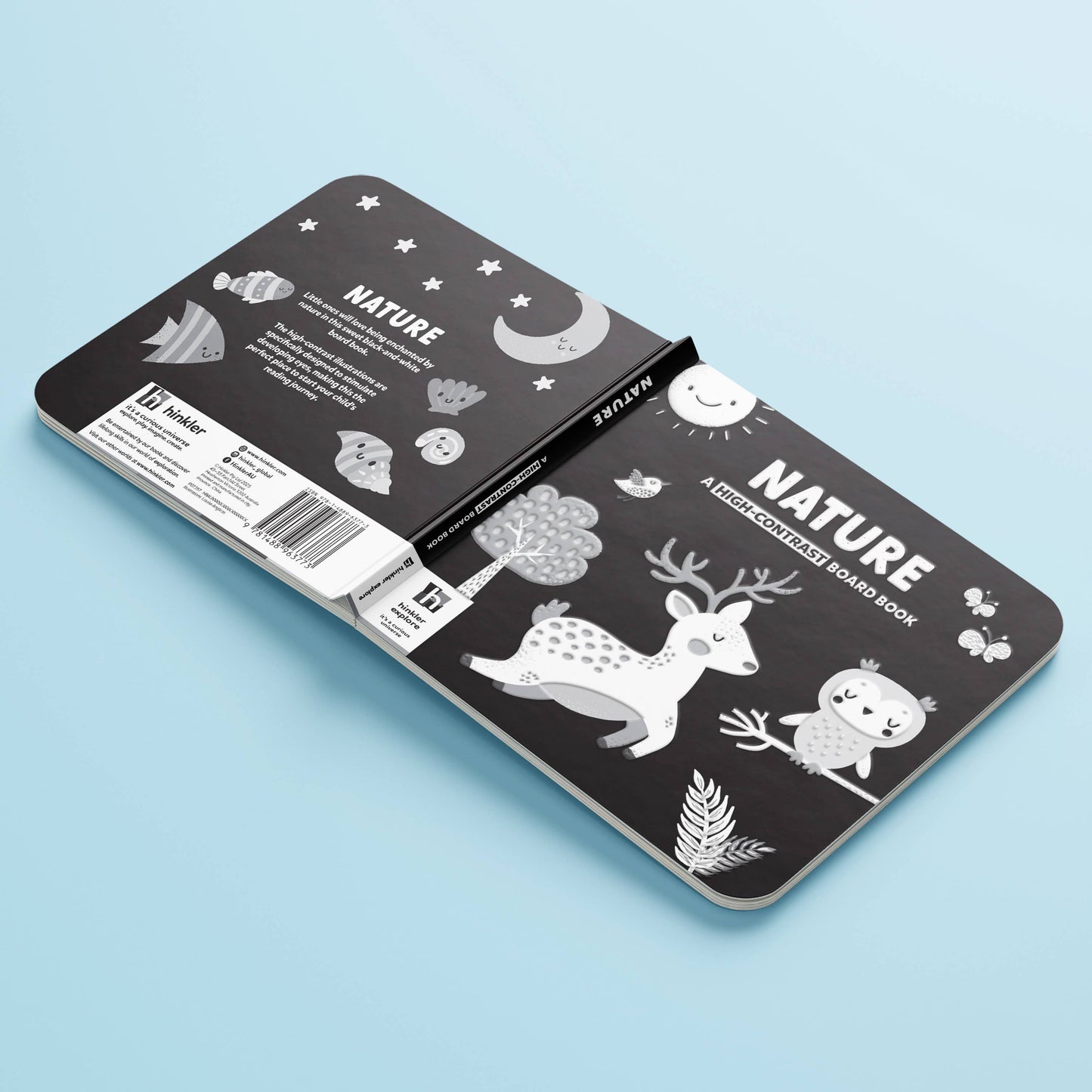Hinkler Australia - Nature A High-Contrast Board Book