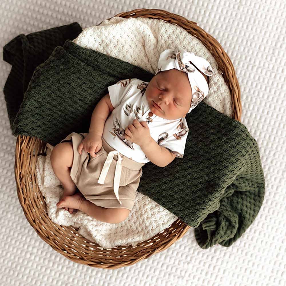 Snuggle Hunny - Koala Short Sleeve Organic Bodysuit