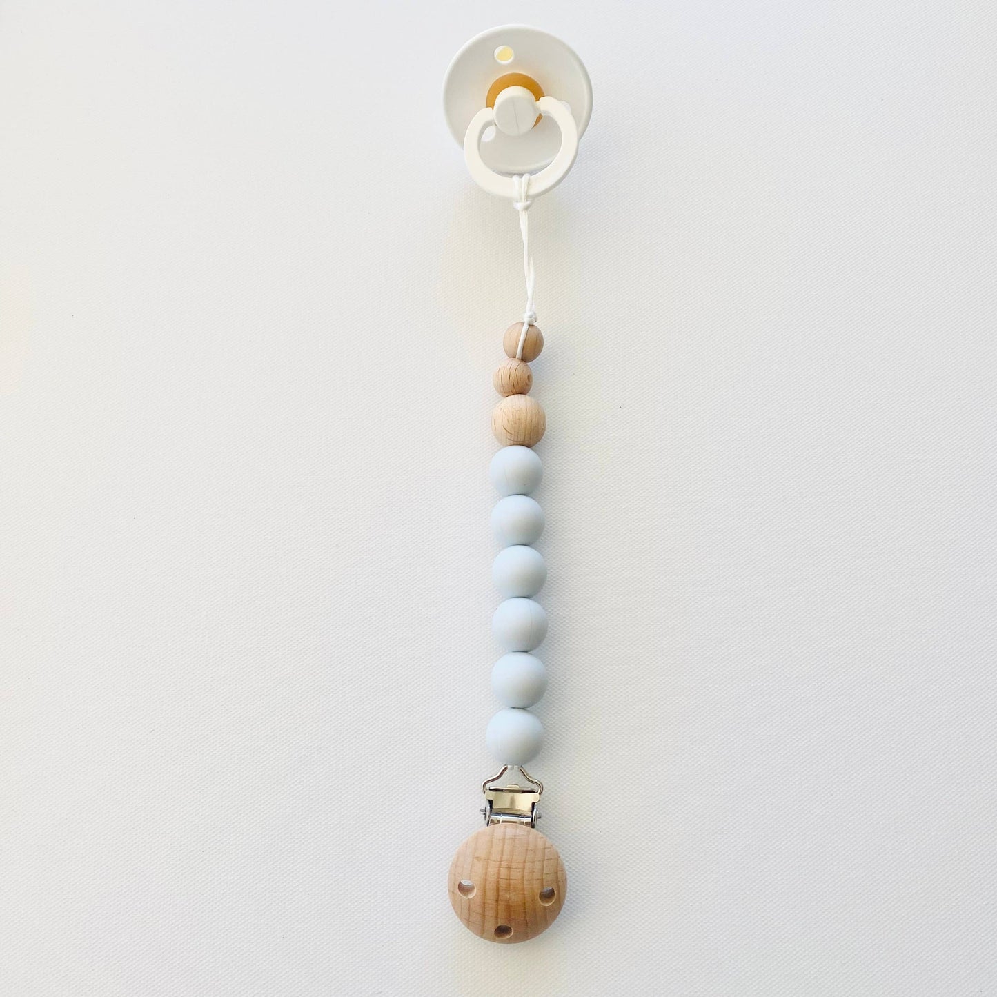 Cuddle Bug & Co - Mini & Me Luxe Dummy Chain Ice Blue