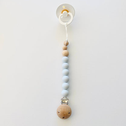Cuddle Bug & Co - Mini & Me Luxe Dummy Chain Ice Blue