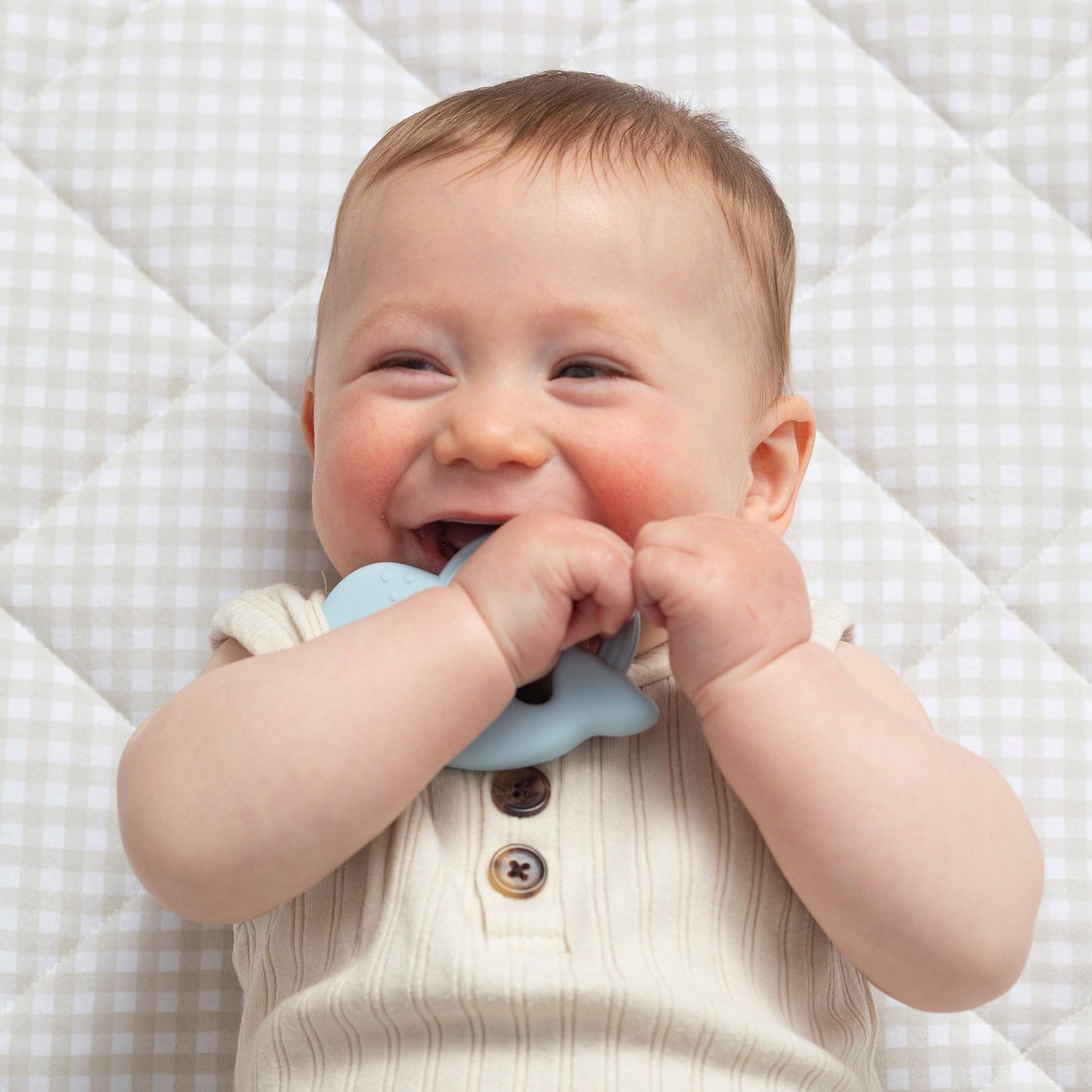 Living Textiles - 2pk Silicone Teether - Whale & Cloud