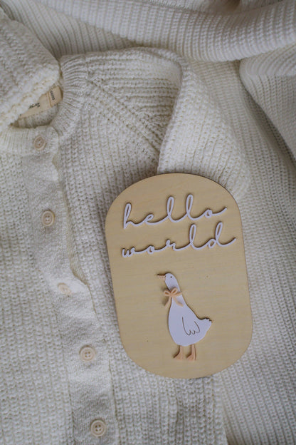 Petite + Co - HELLO WORLD | GOOSE