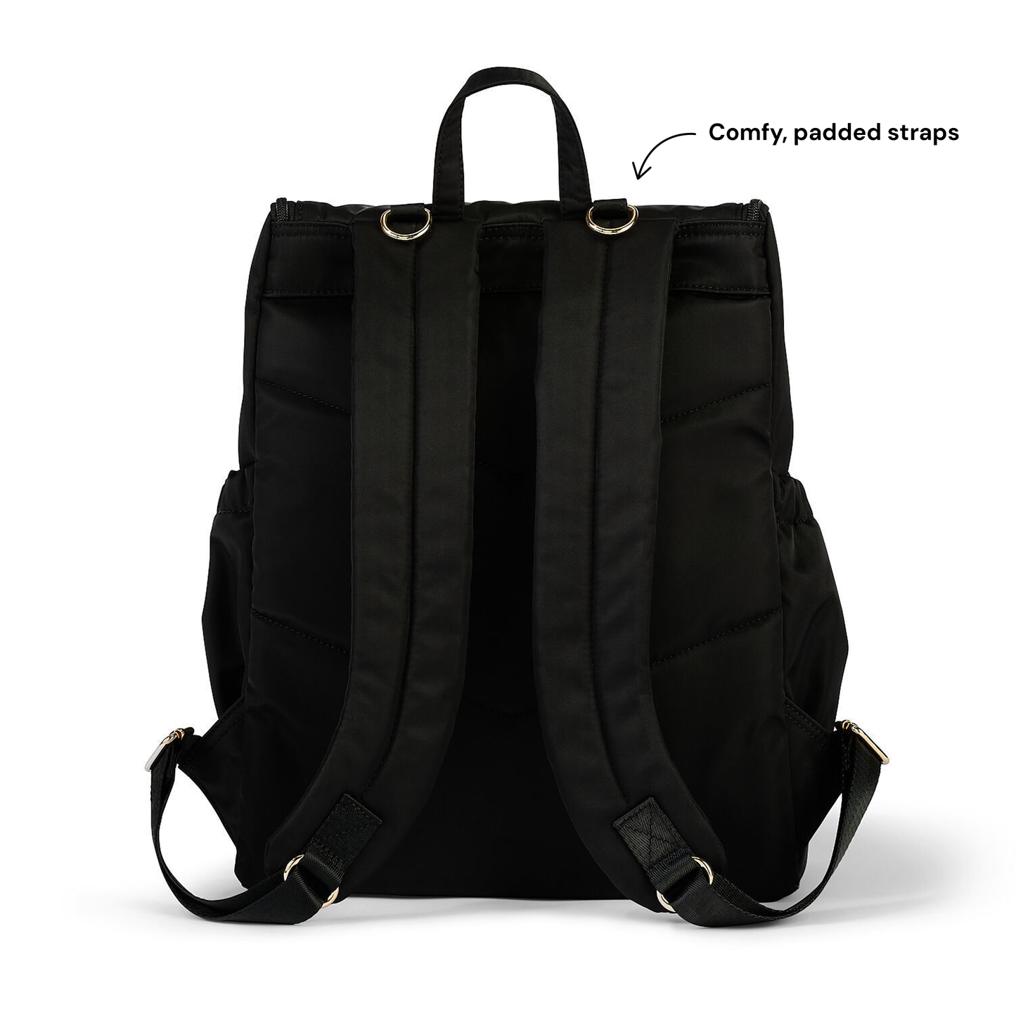 OiOi - Signature Nappy Backpack - Black Nylon