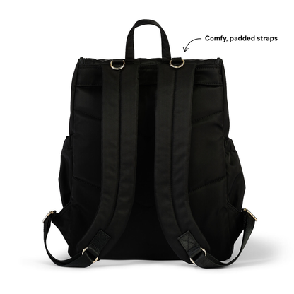 OiOi - Signature Nappy Backpack - Black Nylon