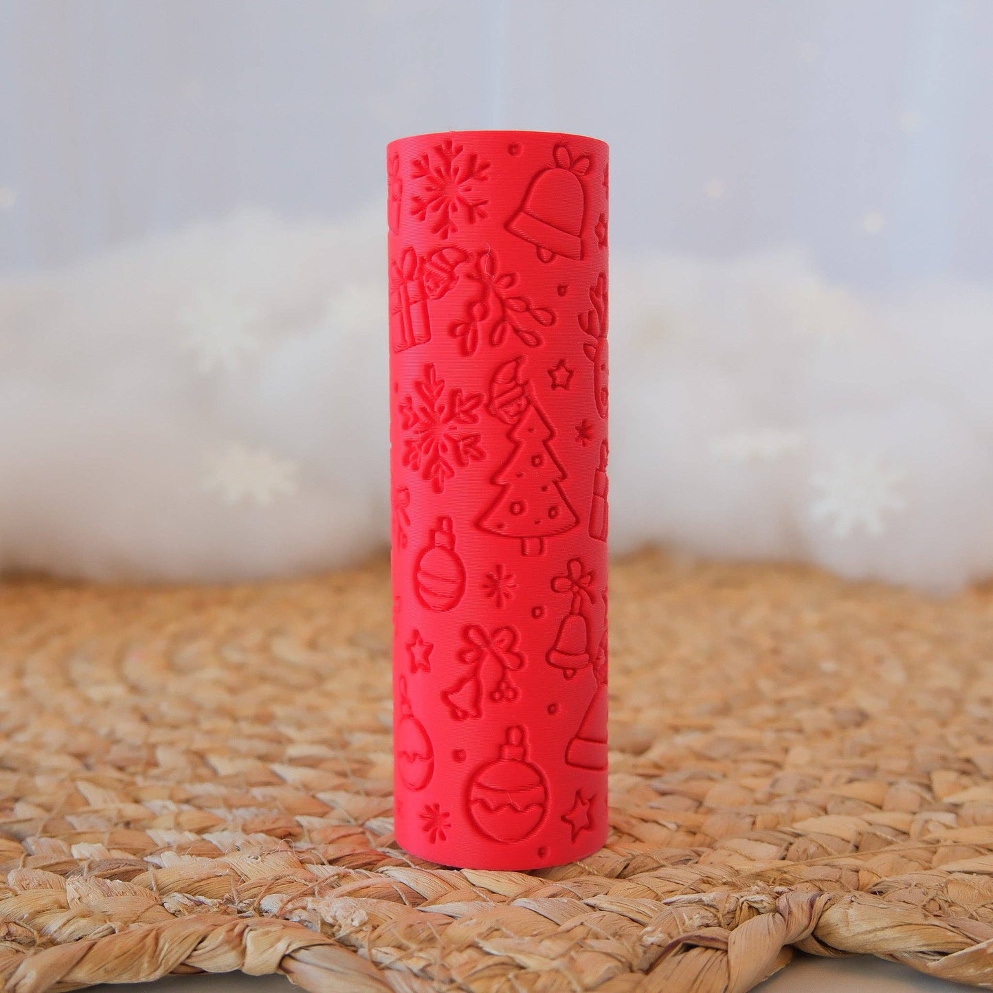 Play Sense - Eco Textured Roller | Christmas | Hide & Seek Elf