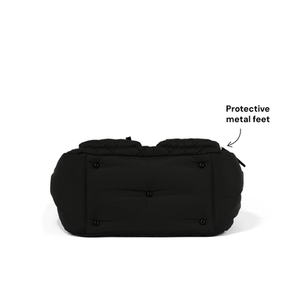 OiOi - Carry All Nappy Bag - Puffy Black Quilt
