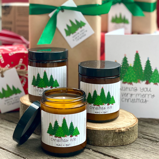 Calla Collective - Christmas Pine Soy Wax Candle - MAC + PAT 2025