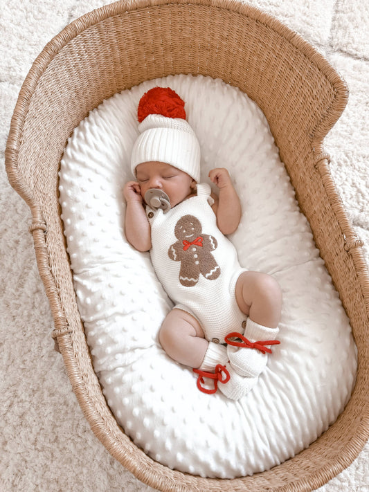 Petite + Co - GINGERBREAD SHERPA ROMPER