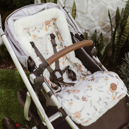 OiOi - Cozy Fleece Pram Liner - Wildflower