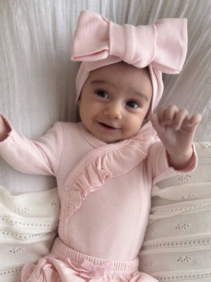 Elke & Indigo - Organic Cotton Bodysuit - Blush
