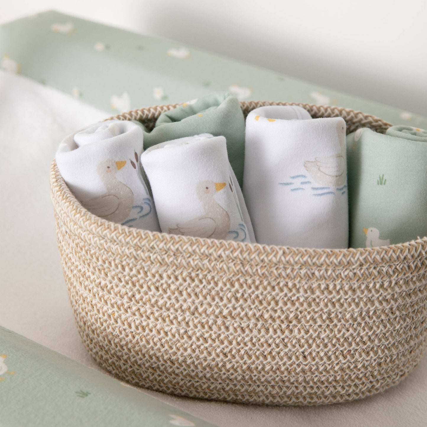Living Textiles - 3 Pack Wash Cloths - Goosey Goosey