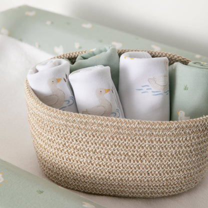 Living Textiles - 3 Pack Wash Cloths - Goosey Goosey