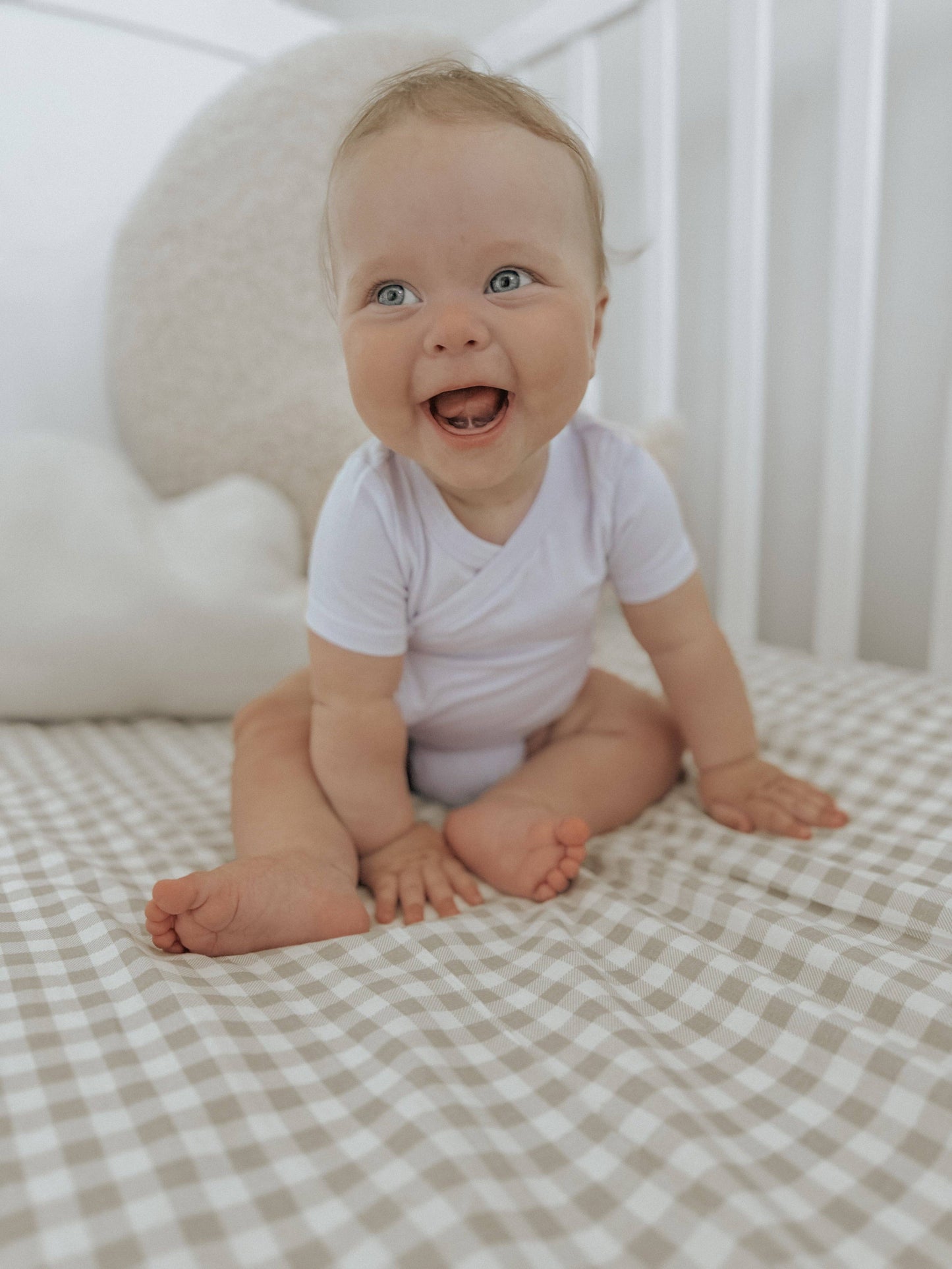 Elke & Indigo - Bamboo/Organic Cotton Willow Bodysuit - Soft Lilac